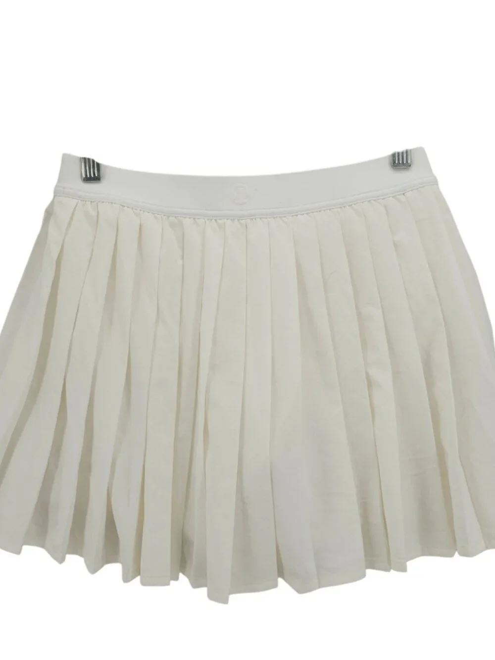 LULULEMON High Rise Pleated Tennis Skirt Skort White Size 6